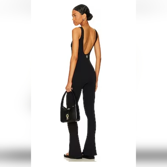 FP Movement by Free People Pants - New! FP Free People Movement Rich Soul Flared Onesie jumpsuit, black, size M/L